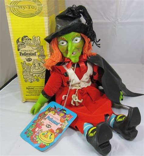 Witchy Poo witch puppet from H R Puff N Stuff